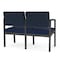 Lesro Lenox 2 Seat Tandem Seating W/ Arm, 43.5 in W 24.5 in L 32 in H LS2103 - alternate 3